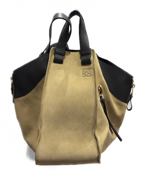 LOEWE（ロエベ）LOEWE (ロエベ) ハンモックバッグ カーキ サイズ:- レザー×スエードの古着・服飾アイテム