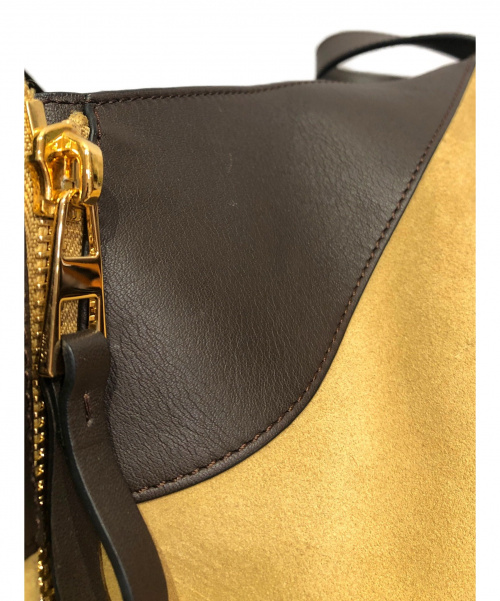 LOEWE（ロエベ）LOEWE (ロエベ) ハンモックバッグ カーキ サイズ:- レザー×スエードの古着・服飾アイテム