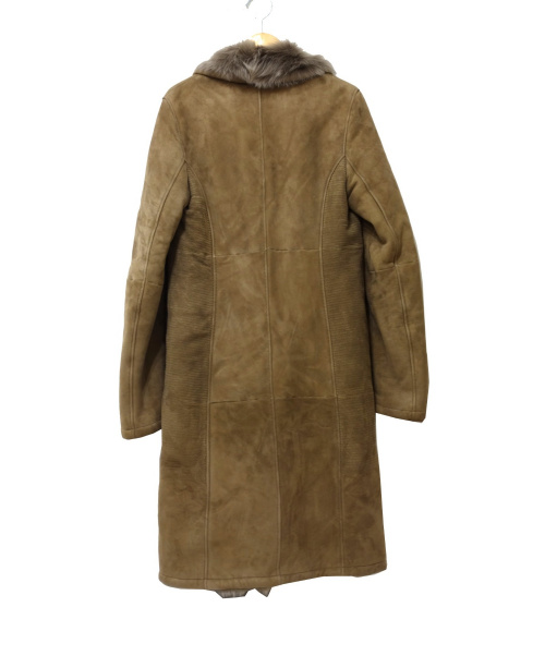 LOEWE（ロエベ）LOEWE (ロエベ) ロングムートンコート ベージュ サイズ:不明の古着・服飾アイテム