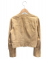 LOEWE (ロエベ) スウェードジャケット ベージュ サイズ:38：39800円
