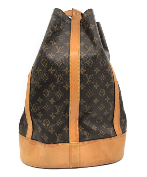 LOUIS VUITTON（ルイ ヴィトン）LOUIS VUITTON (ルイ ヴィトン) ランドネGM ブラウン サイズ:GM モノグラム M42244 AR1919の古着・服飾アイテム