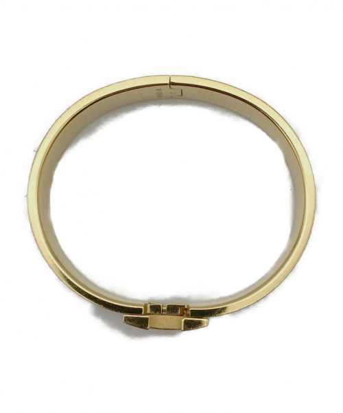 HERMES（エルメス）HERMES (エルメス) クリック・クラックHバングル ピンク サイズ:-の古着・服飾アイテム