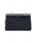 CHANEL (シャネル) チェーンショルダーバッグ ブラック サイズ:- シルク×レザー 1496818：234000円