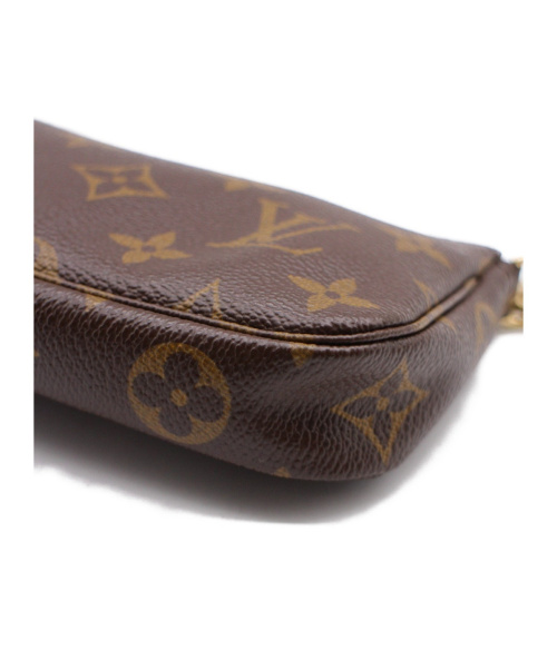 LOUIS VUITTON（ルイ ヴィトン）LOUIS VUITTON (ルイヴィトン) ミニ・ポシェット・アクセソワール ブラウン サイズ:ミニ モノグラム M58009 FL1004の古着・服飾アイテム
