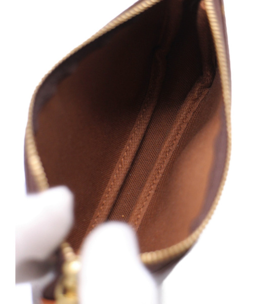 LOUIS VUITTON（ルイ ヴィトン）LOUIS VUITTON (ルイヴィトン) ミニ・ポシェット・アクセソワール ブラウン サイズ:ミニ モノグラム M58009 FL1004の古着・服飾アイテム