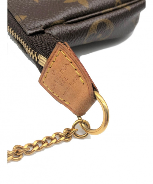 LOUIS VUITTON（ルイ ヴィトン）LOUIS VUITTON (ルイヴィトン) ミニ・ポシェット・アクセソワール ブラウン サイズ:ミニ モノグラム M58009 FL1004の古着・服飾アイテム