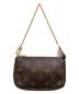 LOUIS VUITTON（ルイヴィトン）の古着「ミニ・ポシェット・アクセソワール」｜ブラウン