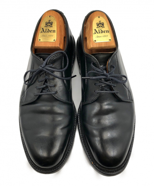 Alden（オールデン）ALDEN (オールデン) 別注プレーントゥシューズ ブラック サイズ:6 1/2D 9901 コードバンの古着・服飾アイテム