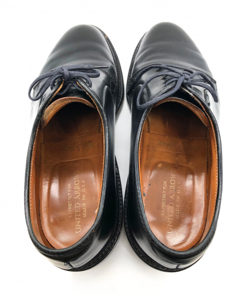 Alden（オールデン）ALDEN (オールデン) 別注プレーントゥシューズ ブラック サイズ:6 1/2D 9901 コードバンの古着・服飾アイテム