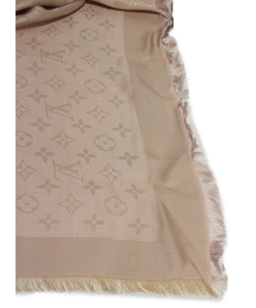 LOUIS VUITTON（ルイ ヴィトン）LOUIS VUITTON (ルイ・ヴィトン) ショール モノグラム ライトピンク サイズ:-の古着・服飾アイテム