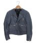 BALENCIAGA（バレンシアガ）の古着「ライダースジャケット」｜ブルー