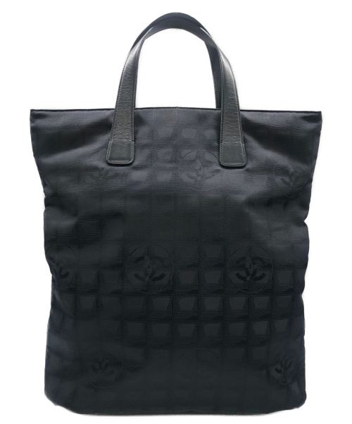 CHANEL（シャネル）CHANEL (シャネル) ナイロントートバッグ ブラック サイズ:- ニュートラベルライン 7360251の古着・服飾アイテム