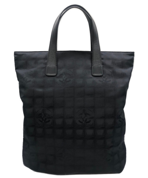 CHANEL（シャネル）CHANEL (シャネル) ナイロントートバッグ ブラック サイズ:- ニュートラベルライン 7360251の古着・服飾アイテム