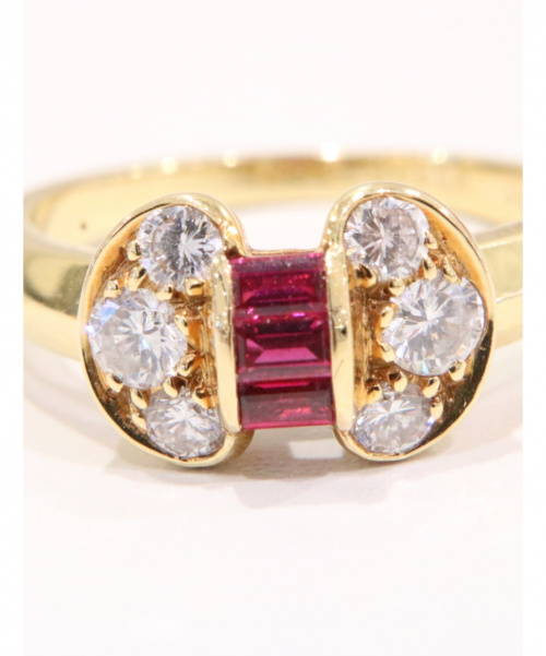 VAN CLEEF & ARPELS（ヴァンクリーフ＆アーペル）VAN CLEEF & ARPELS (ヴァンクリーフアンドアーペル) セレスティンリング サイズ:84の古着・服飾アイテム