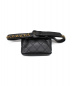 CHANEL (シャネル) マトラッセウエストポーチ ブラック サイズ:75 マトラッセ ■：99800円