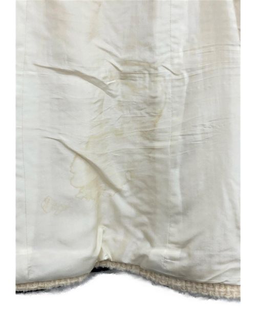 CHANEL（シャネル）CHANEL (シャネル) セットアップツイードニット ホワイト サイズ:38 秋冬物の古着・服飾アイテム