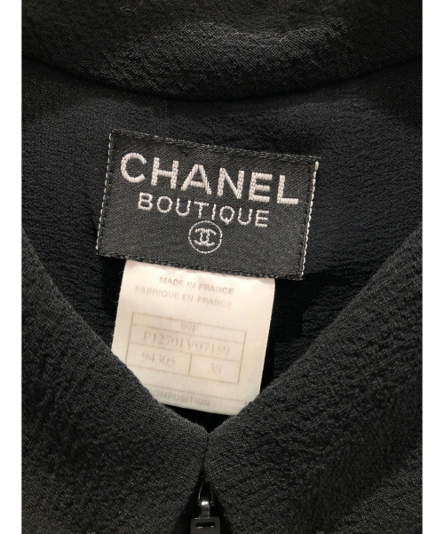 CHANEL（シャネル）CHANEL (シャネル) ワンピース ブラック サイズ:38の古着・服飾アイテム