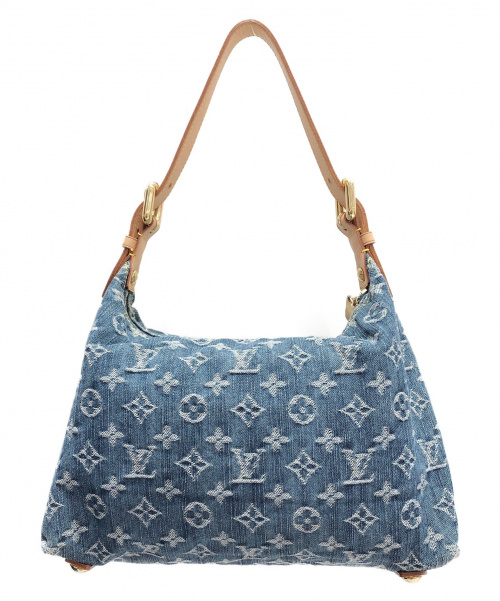 LOUIS VUITTON（ルイ ヴィトン）LOUIS VUITTON (ルイヴィトン) バギーPM ブルー サイズ:PM モノグラム・デニム M95049の古着・服飾アイテム