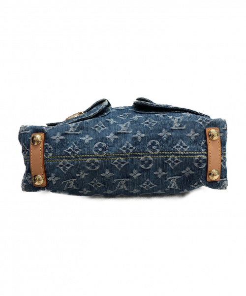 LOUIS VUITTON（ルイ ヴィトン）LOUIS VUITTON (ルイヴィトン) バギーPM ブルー サイズ:PM モノグラム・デニム M95049の古着・服飾アイテム