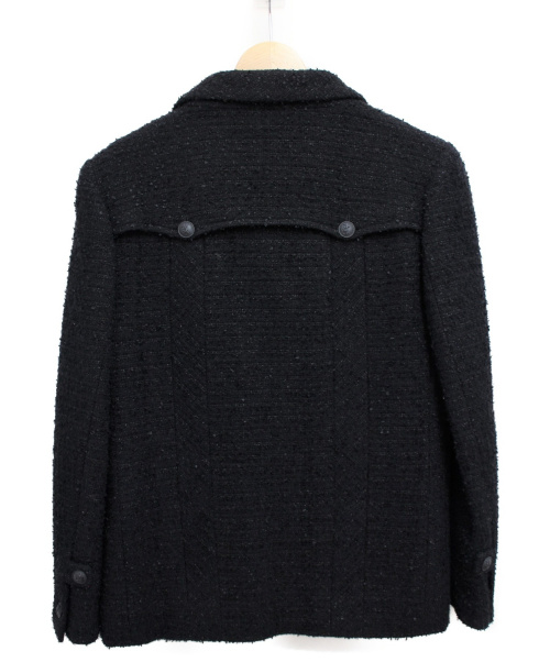 CHANEL（シャネル）CHANEL (シャネル) ツイードジャケット ブラック サイズ:38の古着・服飾アイテム