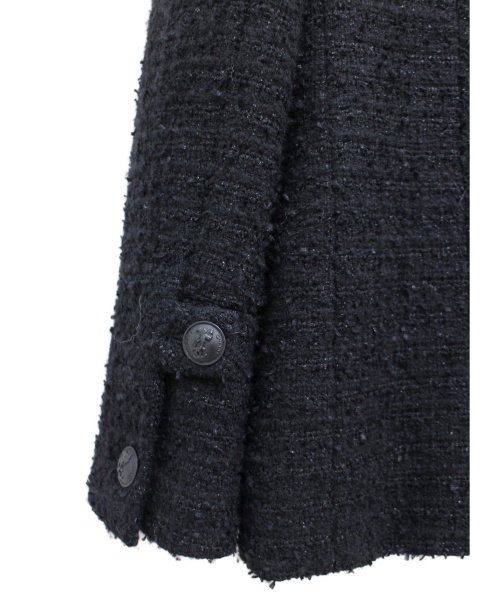 CHANEL（シャネル）CHANEL (シャネル) ツイードジャケット ブラック サイズ:38の古着・服飾アイテム