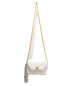CHANEL (シャネル) フリンジチェーンショルダーバッグ ホワイト サイズ:-：248000円