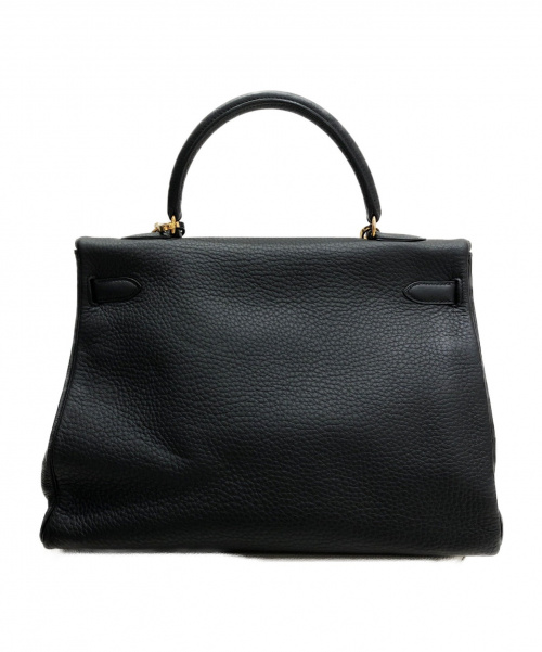 HERMES（エルメス）HERMES (エルメス) ケリー35  ブラック サイズ:35 トリヨンクレマンス　ゴールド金具　内縫い　の古着・服飾アイテム