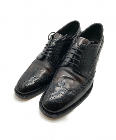 中古・古着通販】PRADA (プラダ) ウィングチップシューズ ブラウン
