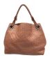 BOTTEGA VENETA (ボッテガベネタ) イントレチャートショルダーバッグ ブラウン：47800円