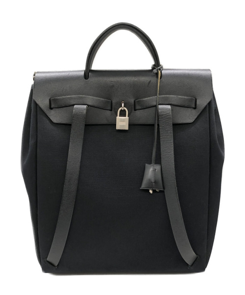 HERMES（エルメス）HERMES (エルメス) エールリュック ブラック サイズ:- エールリュック □H(2004年)の古着・服飾アイテム