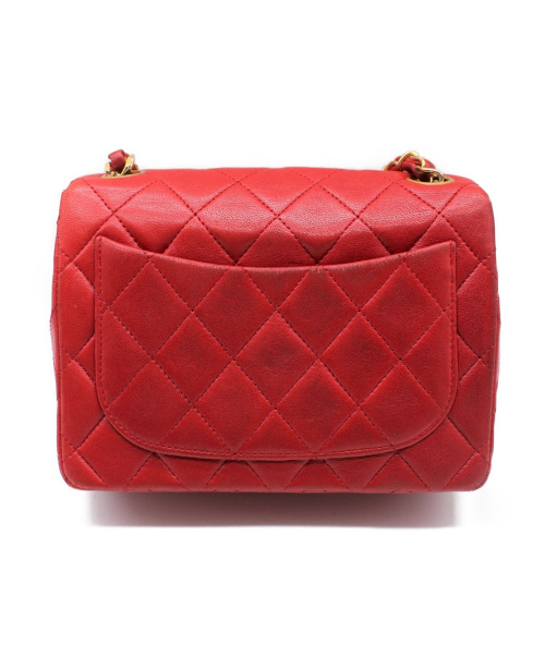 CHANEL（シャネル）CHANEL (シャネル) ミニマトラッセチェーンショルダーバッグ レッド サイズ:- 0809710の古着・服飾アイテム