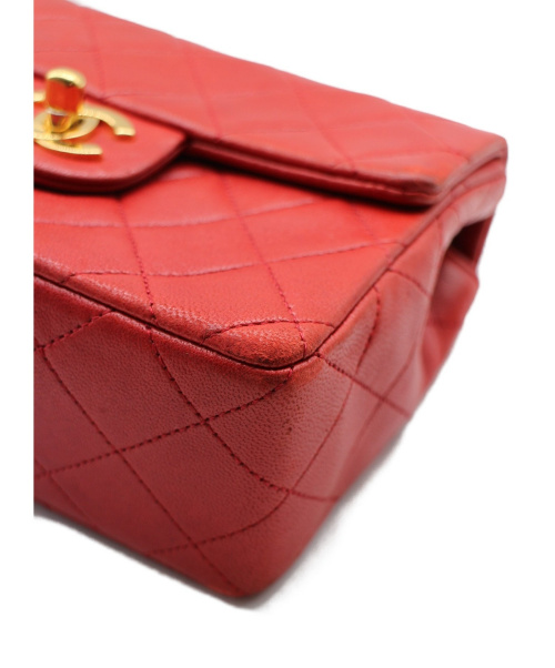 CHANEL（シャネル）CHANEL (シャネル) ミニマトラッセチェーンショルダーバッグ レッド サイズ:- 0809710の古着・服飾アイテム