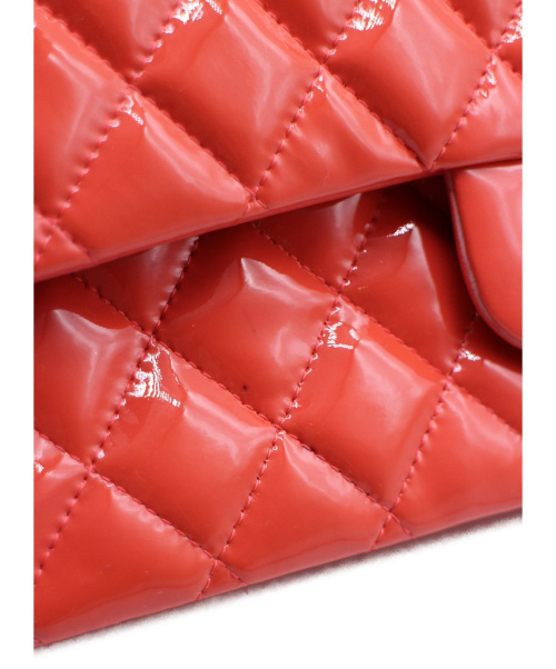 CHANEL（シャネル）CHANEL (シャネル) エナメルチェーンショルダーバッグ ピンクオレンジ サイズ:- マトラッセ エナメル 16343302の古着・服飾アイテム