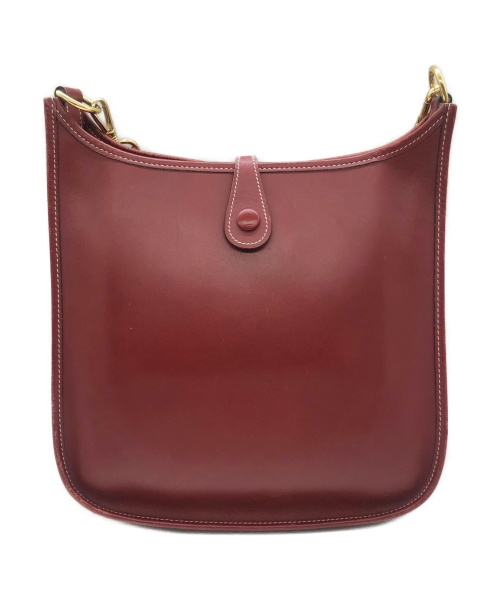 HERMES（エルメス）HERMES (エルメス) エヴリンⅠ PM レッド サイズ:PM □D(2000年)の古着・服飾アイテム