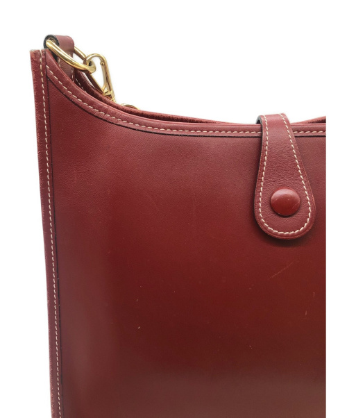 HERMES（エルメス）HERMES (エルメス) エヴリンⅠ PM レッド サイズ:PM □D(2000年)の古着・服飾アイテム