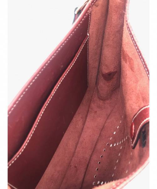 HERMES（エルメス）HERMES (エルメス) エヴリンⅠ PM レッド サイズ:PM □D(2000年)の古着・服飾アイテム