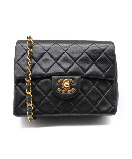 CHANEL（シャネル）CHANEL (シャネル) ミニマトラッセチェーンショルダーバッグ ブラック サイズ:- 1905841の古着・服飾アイテム