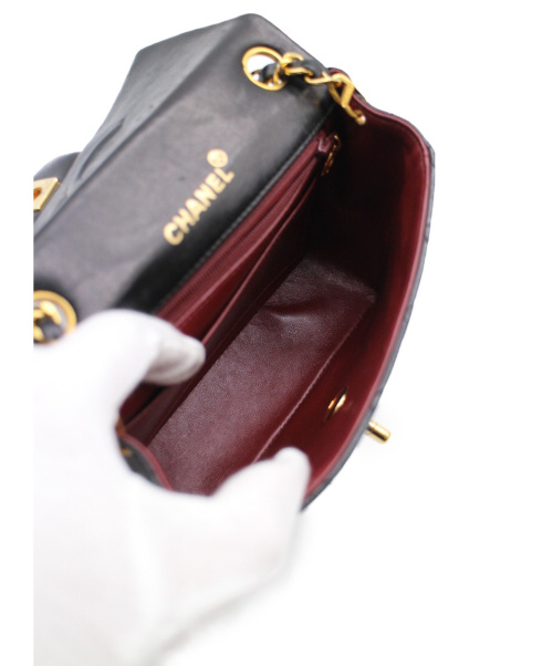 CHANEL（シャネル）CHANEL (シャネル) ミニマトラッセチェーンショルダーバッグ ブラック サイズ:- 1905841の古着・服飾アイテム