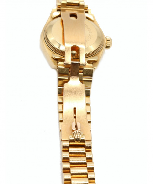 ROLEX（ロレックス）ROLEX (ロレックス) レディ デイトジャスト　69178G サイズ:26mm 10Pダイヤ 金無垢 K18の古着・服飾アイテム