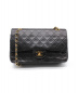 CHANEL（シャネル）の古着「Wフラップチェーンショルダーバッグ」｜ブラック