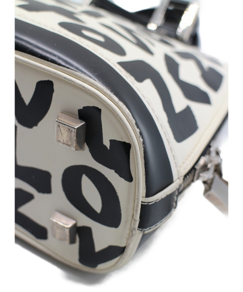 LOUIS VUITTON（ルイ ヴィトン）LOUIS VUITTON (ルイヴィトン) グラフィティ・アルマMM ホワイト×ブラック サイズ:MM M92179 BA0051の古着・服飾アイテム