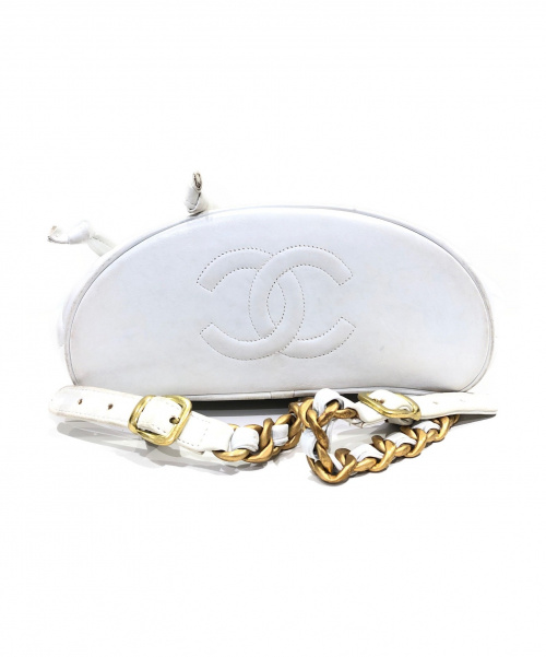 CHANEL（シャネル）CHANEL (シャネル) マトラッセリュック ホワイト サイズ:- ラムレザーの古着・服飾アイテム