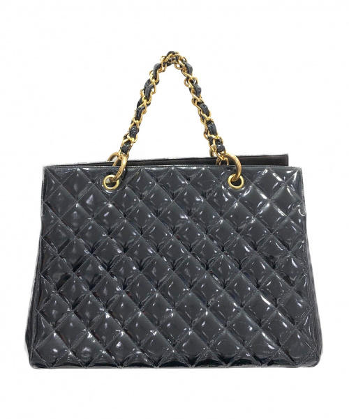 CHANEL（シャネル）CHANEL (シャネル) チェーントートバッグ ブラック サイズ:-の古着・服飾アイテム