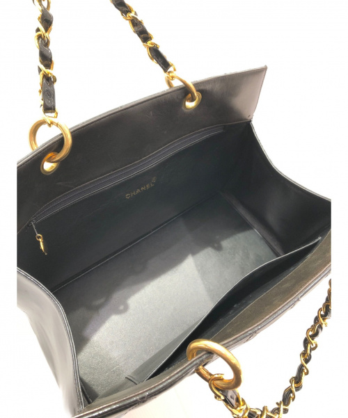 CHANEL（シャネル）CHANEL (シャネル) チェーントートバッグ ブラック サイズ:-の古着・服飾アイテム