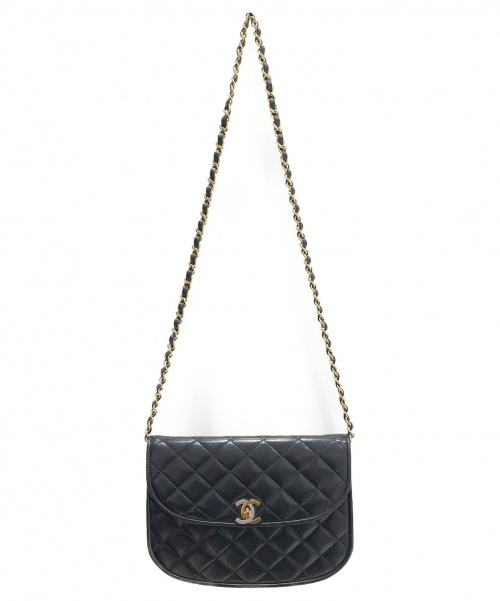 CHANEL（シャネル）CHANEL (シャネル) チェーンショルダーバッグ ブラック サイズ:- マトラッセ   パリ限定の古着・服飾アイテム
