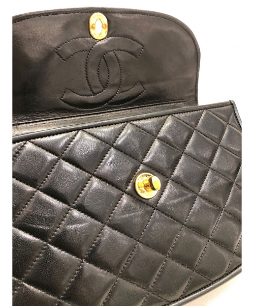 CHANEL（シャネル）CHANEL (シャネル) チェーンショルダーバッグ ブラック サイズ:- マトラッセ   パリ限定の古着・服飾アイテム
