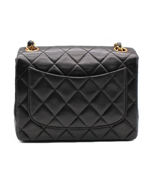 CHANEL（シャネル）CHANEL (シャネル) ミニマトラッセチェーンショルダーバッグ ブラック サイズ:- ミニマトラッセ A1115 ラムレザー 3434582の古着・服飾アイテム