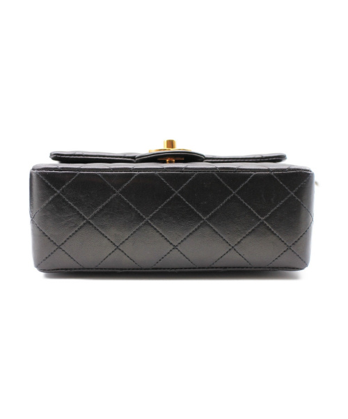 CHANEL（シャネル）CHANEL (シャネル) ミニマトラッセチェーンショルダーバッグ ブラック サイズ:- ミニマトラッセ A1115 ラムレザー 3434582の古着・服飾アイテム