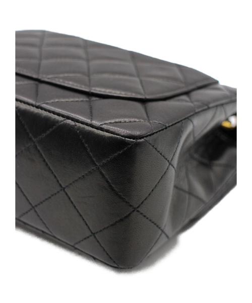 CHANEL（シャネル）CHANEL (シャネル) ミニマトラッセチェーンショルダーバッグ ブラック サイズ:- ミニマトラッセ A1115 ラムレザー 3434582の古着・服飾アイテム