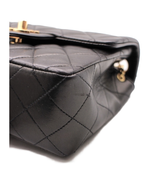 CHANEL（シャネル）CHANEL (シャネル) ミニマトラッセチェーンショルダーバッグ ブラック サイズ:- ミニマトラッセ A1115 ラムレザー 3434582の古着・服飾アイテム